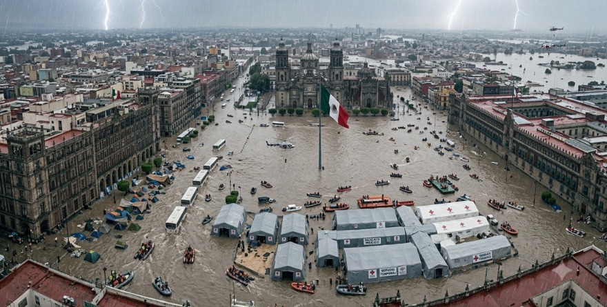 ALERTA CNPC POR RIESGO DE INUNDACIONES EN LA MITAD DEL PAÍS
