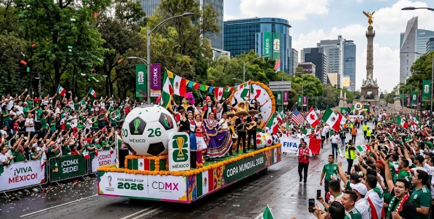 ANUNCIAN DESFILE MUNDIALISTA EN PASEO DE LA REFORMA