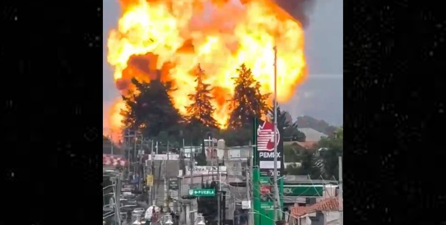 CUATRO PIPAS DE GAS ESTALLAN EN PUEBLA PROVOCANDO EVACUACIÓN DE 2 MIL