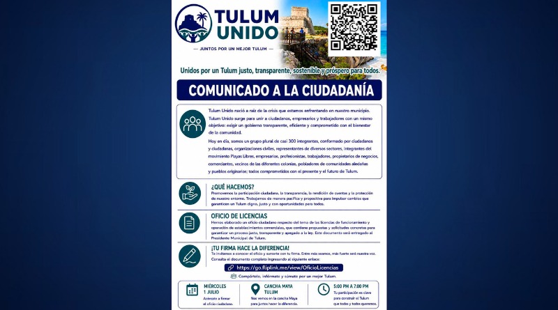 EXTORSIÓN Y CORRUPCIÓN DENUNCIADAS EN TULUM