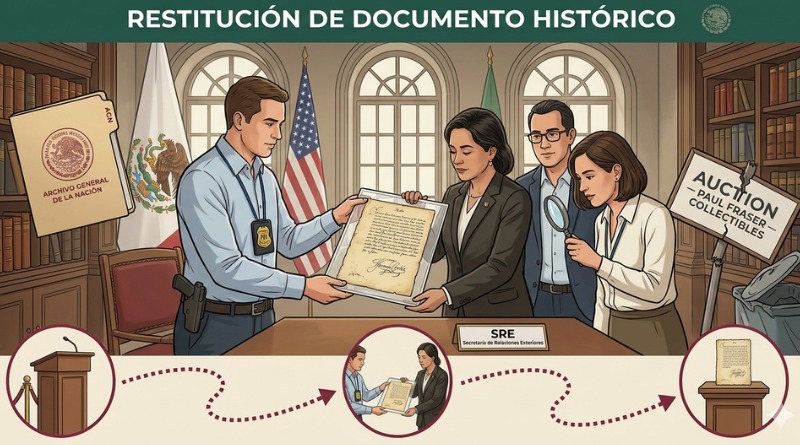 FBI DEVUELVE TESORO DOCUMENTAL DE MÉXICO