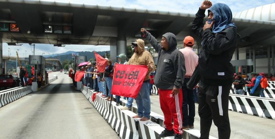 GOLPE VIAL: LA CNTE LIBERA PEAJES