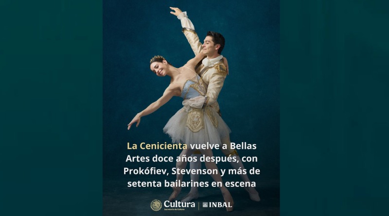 ‘LA CENICIENTA’: ELEGANCIA Y BALLET EN BELLAS ARTES
