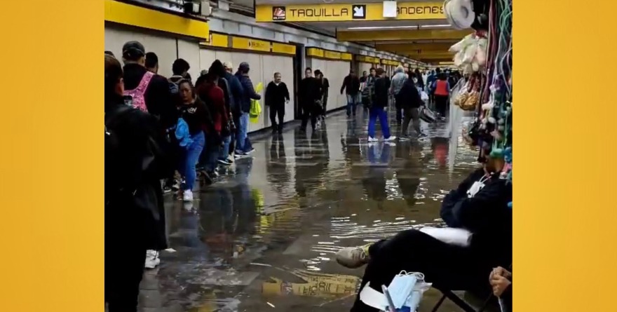 TORMENTA ELÉCTRICA PARALIZA EL TRANSPORTE EN EL ORIENTE DE LA CDMX