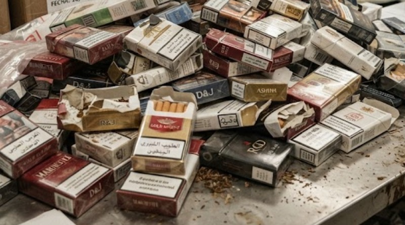 232 MIL CIGARROS ILEGALES INCAUTADOS POR LAS AUTORIDADES ESTATALES