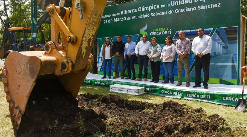 ¡45% DE AVANCE EN LA ALBERCA OLÍMPICA DE SOLEDAD!