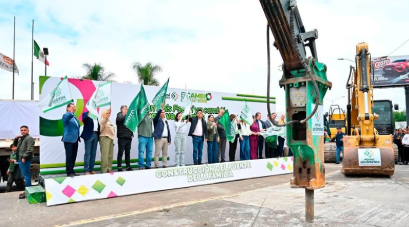 GALLARDO INICIA LA CONSTRUCCIÓN DEL PUENTE DE LA FAMILIA