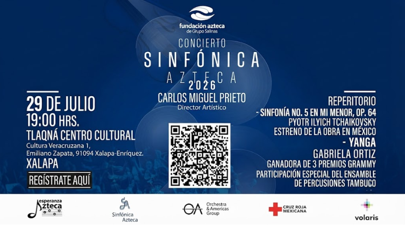 TLAQNÁ PRESENTA: CONCIERTO DE LA SINFÓNICA AZTECA 2026