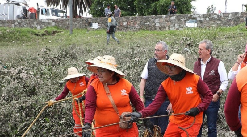 ACCIONES PREVENTIVAS DESPLEGADAS PARA COMBATIR INUNDACIONES EN LA CAPITAL POBLANA