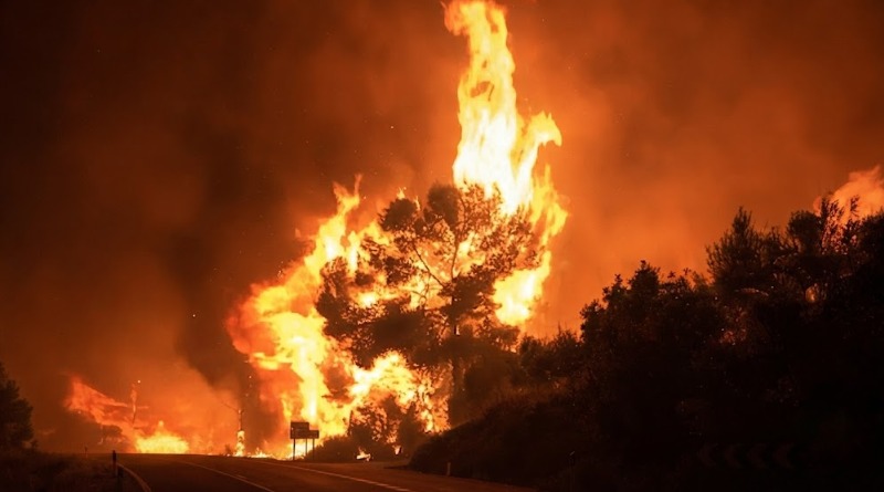 AMPLÍAN MEDIDAS DE EMERGENCIA POR FUEGO EN ESPAÑA