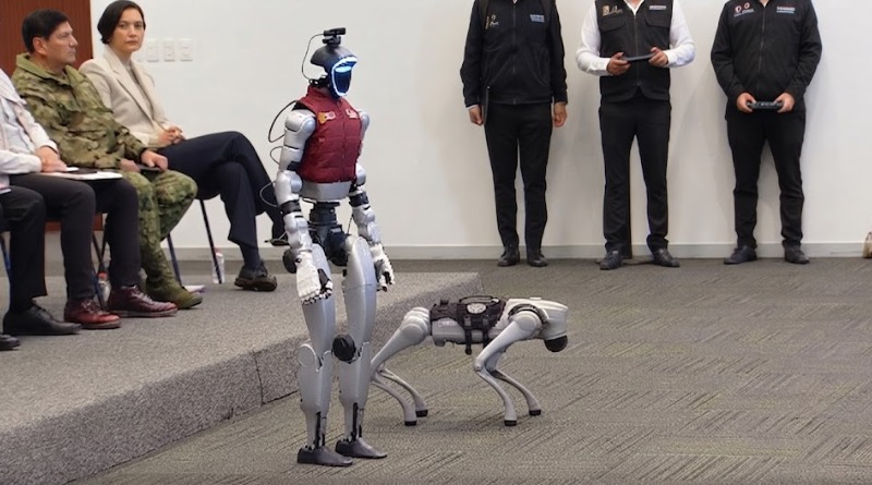 C5 DE EDOMEX RECIBE ROBOTS CON IA PRESENTADOS EN MAÑANERA