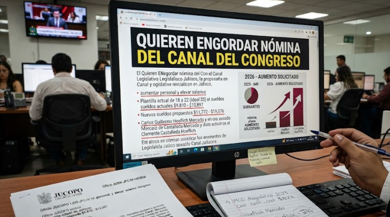DESEAN INCREMENTAR NÓMINA DEL CANAL DEL CONGRESO