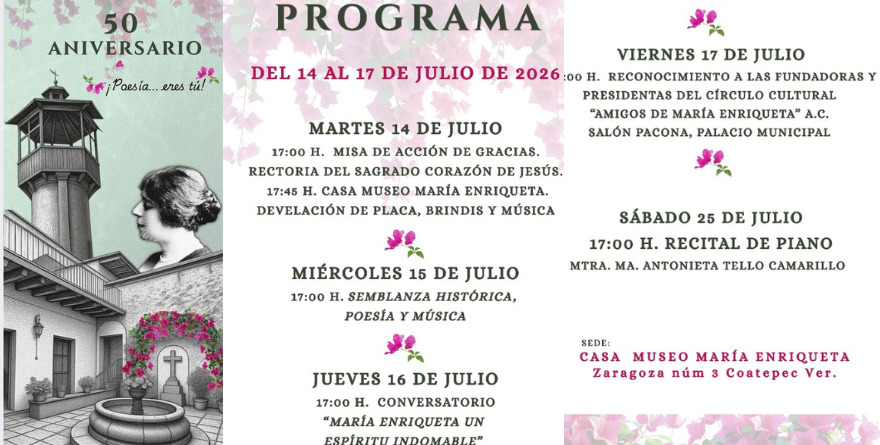 CASA MUSEO MARÍA ENRIQUETA, 50 AÑOS DE LEGADO