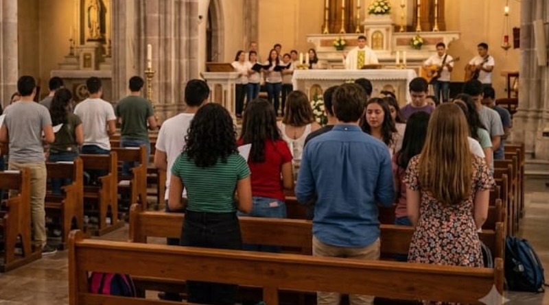 LA IGLESIA CONSIGUE ATRAER MÁS JÓVENES QUE ANTES