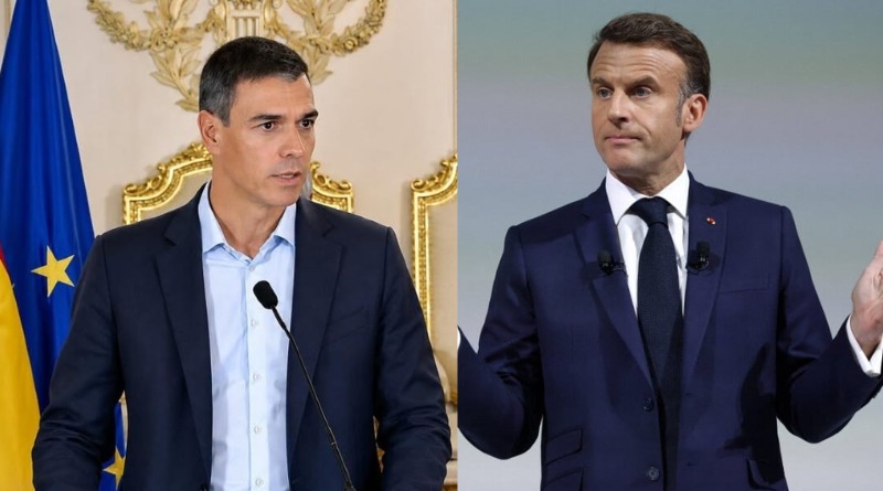 MACRON MUESTRA SOLIDARIDAD A SÁNCHEZ FRENTE A LA CRISIS DE CEUTA