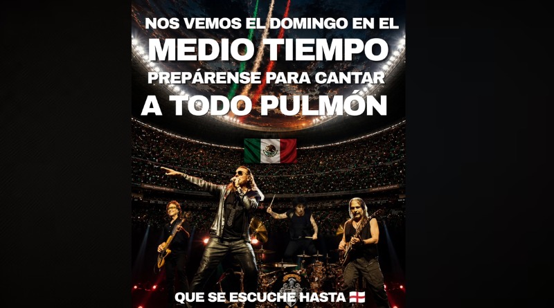 MANÁ ACTUARÁ EN EL INTERMEDIO DEL PARTIDO MÉXICO-INGLATERRA
