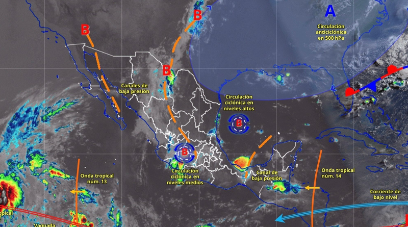 MAR DE FONDO CON LLUVIAS INTENSAS AFECTAN LA REGIÓN