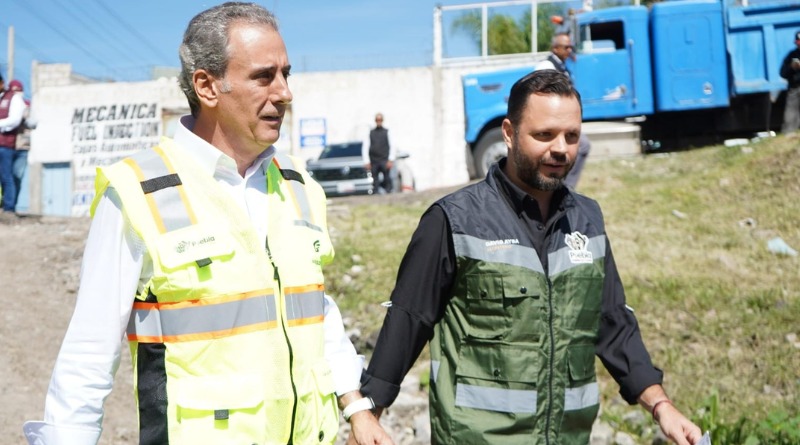 PEPE CHEDRAUI INSPECCIONA LABORES DE LIMPIEZA EN PUENTE NEGRO