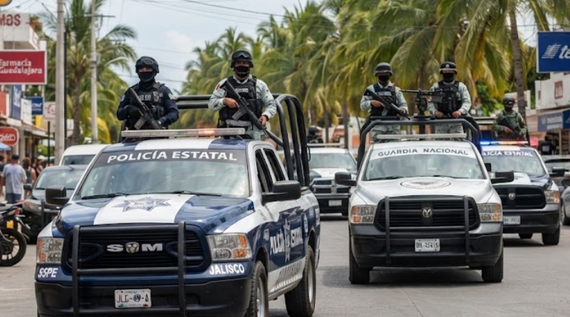 POSIBLE CONVOY ARMADO EN IXTAPA DISPARA REFUERZO DE VIGILANCIA