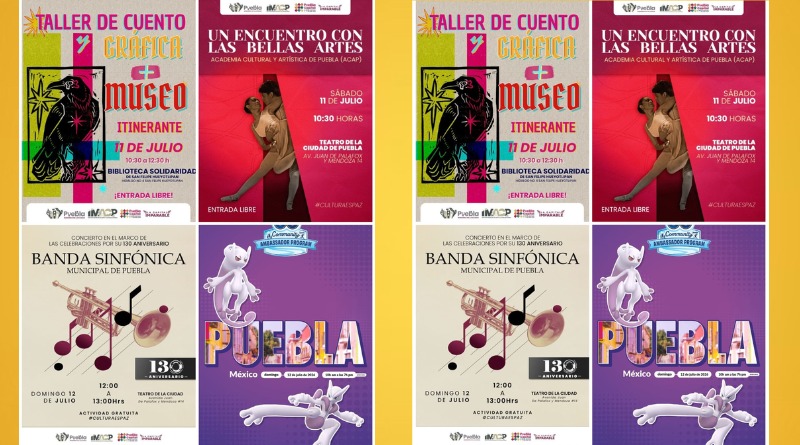 PUEBLA: AGENDA CULTURAL PARA DISFRUTAR DURANTE EL FIN DE SEMANA