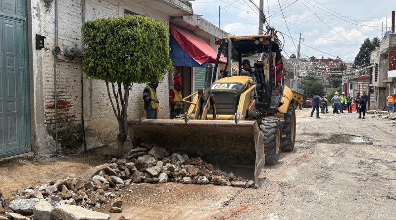 RENUEVAN LAS VIALIDADES DE SAN JERÓNIMO CALERAS