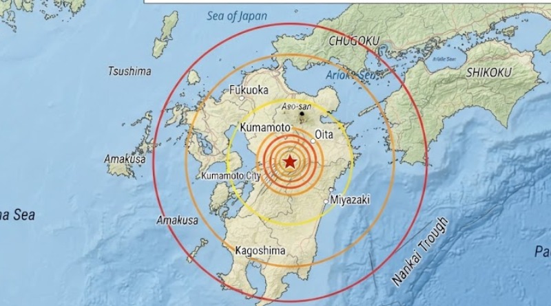 UN TERREMOTO DE 7,1 SACUDE JAPÓN EN LAS COSTAS DE KYUSHU