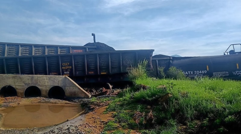 VOLCAMIENTO DE TREN PROVOCA DERRAME QUÍMICO EN SONORA