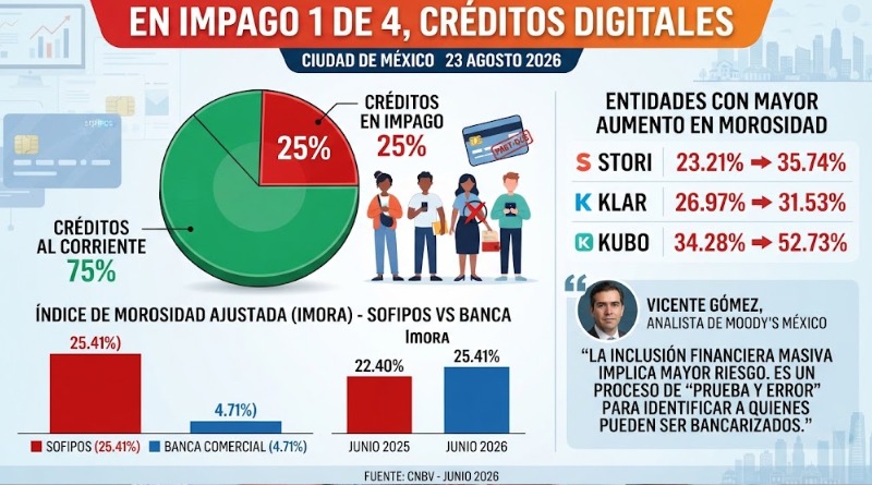 1 DE 4 CRÉDITOS DIGITALES SIN PAGO