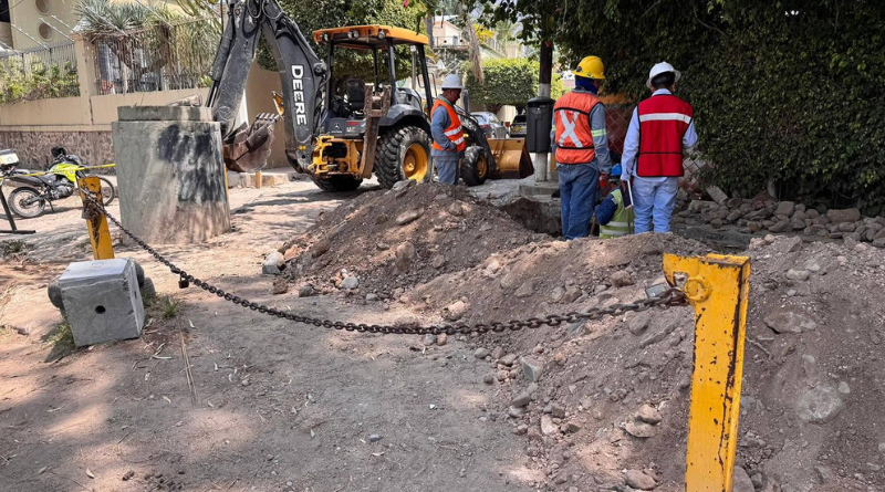 AJIJIC LUCE EL CABLEADO SUBTERRÁNEO QUE PRESUME CHAPALA