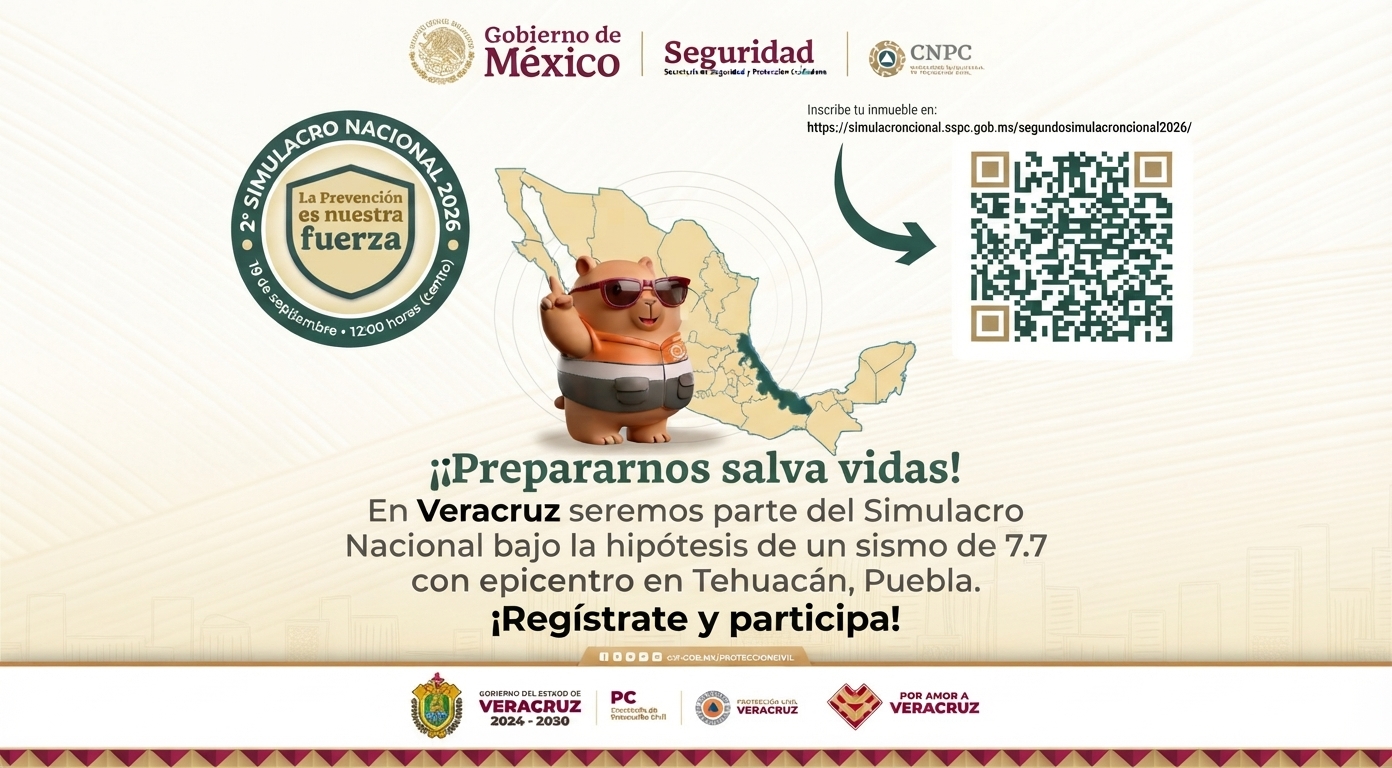 INICIA REGISTRO PARA EL SEGUNDO SIMULACRO NACIONAL