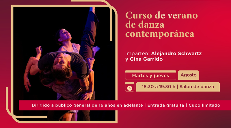CURSO DE DANZA CONTEMPORÁNEA EN EL TEATRO DEL ESTADO