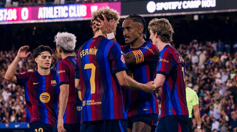 BARCELONA LOGRA SUPERAR AL ATHLETIC DE BILBAO EN LA PRUEBA
