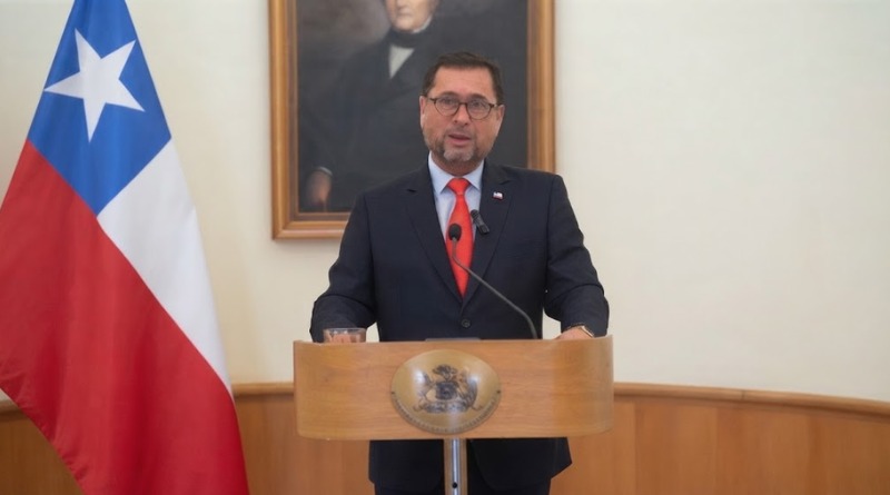 CHINA RECIBIRÁ ESTE MARTES AL MINISTRO DE EXTERIORES DE CHILE