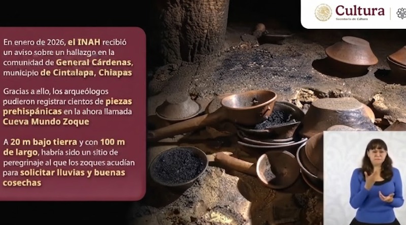 CONOCE EL DESCUBRIMIENTO DE INAH: LA ‘CUEVA DEL MUNDO ZOQUE’ EN CHIAPAS