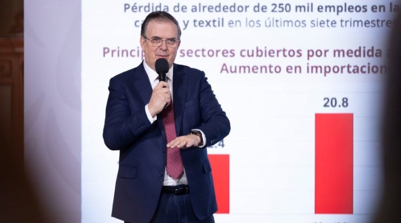 EBRARD RUMBO A WASHINGTON PARA NEGOCIAR ARANCELES