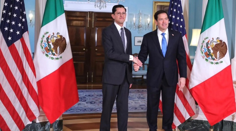 EL CANCILLER VELASCO VISITA A RUBIO EN WASHINGTON