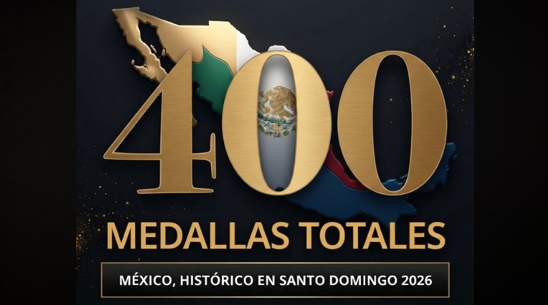 EN CENTROAMERICANOS MÉXICO LLEGA A 400 MEDALLAS