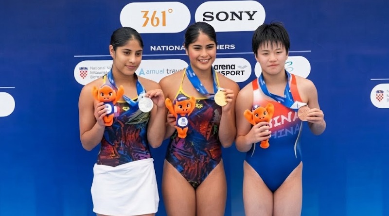 GEMELAS MEXICANAS GANAN MEDALLAS DE ORO Y PLATA EN CLAVADOS