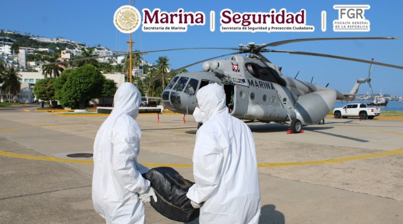 LA MARINA LOGRA ASEGURAR 1.9 TONELADAS DE COCAÍNA FRENTE A GUERRERO