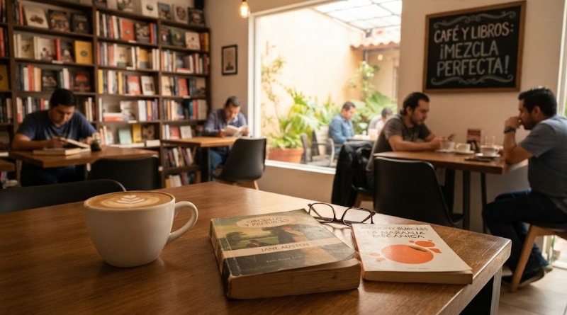LA MEZCLA PERFECTA: CAFECITO Y LIBROS
