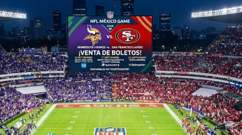LA NFL COMUNICA VENTA DE BOLETOS VIKINGS-49ERS EN MÉXICO