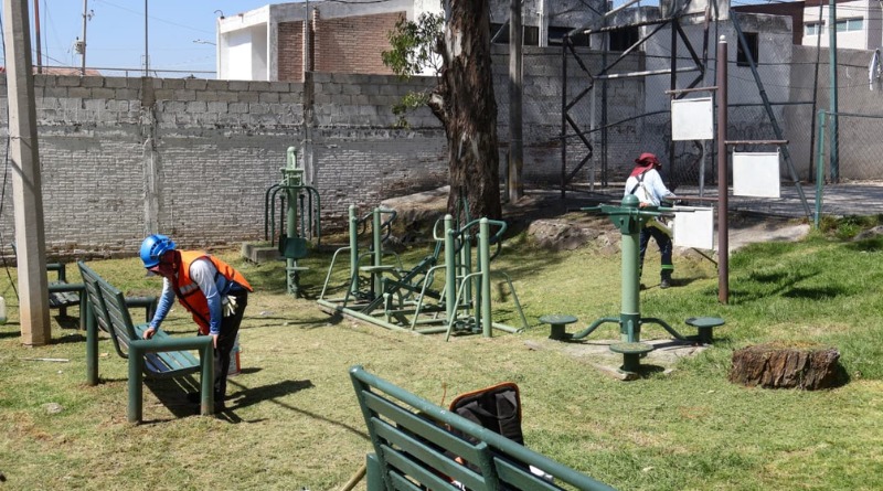PUEBLA FORTALECE PODA Y LIMPIEZA EN PARQUES BAJO GESTIÓN MUNICIPAL