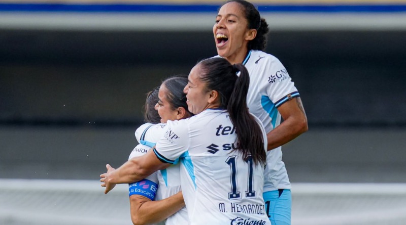 PUMAS FEMENIL APLASTA A QUERÉTARO CON GOLEADA EN CU