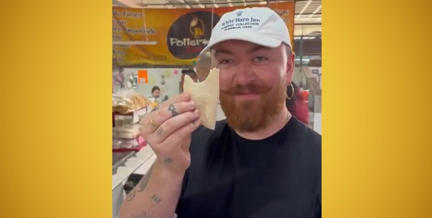 SAM SMITH FINALMENTE COMIÓ TACOS EN GDL