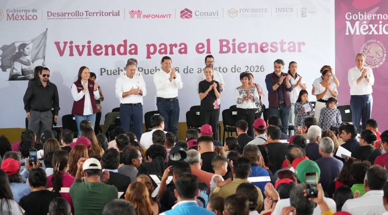 SHEINBAUM Y ARMENTA PROMUEVEN VIVIENDA DIGNA EN PUEBLA