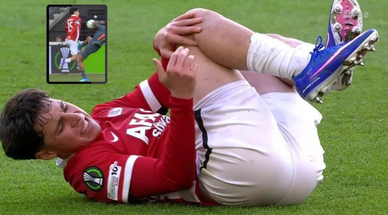 SUFRE MATEO CHÁVEZ DURA ENTRADA EN TRIUNFO DEL AZ ALKMAAR