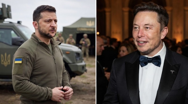 ZELENSKI DISTINGUE A ELON MUSK CON LA ORDEN DE LA LIBERTAD