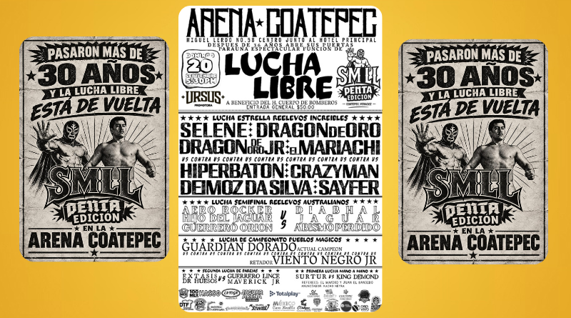 FUNCIÓN DE LUCHA LIBRE CLÁSICA EN COATEPEC