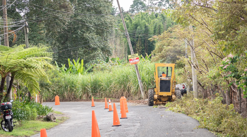 INICIA REHABILITACIÓN DE CARRETERA LA LAGUNA–PACHO VIEJO