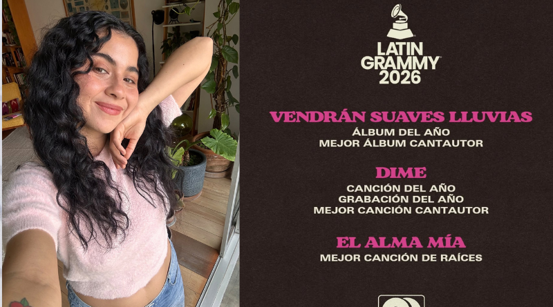 COATEPECANA SILVANA ESTRADA VA POR SEIS LATIN GRAMMY